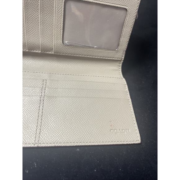 COACH Soft Leather Credit card Wallet Soft Pink- Blush - Picture 7 of 8